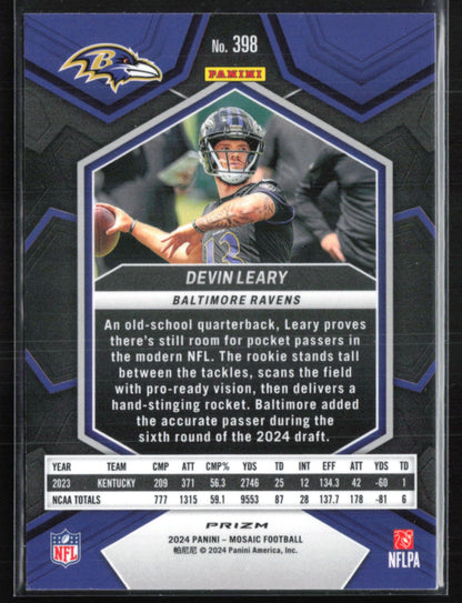 Devin Leary RC Mosaic Prizm