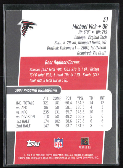 Michael Vick 2005 Bowman's Best