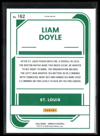 Liam Doyle Rated Prospect Orange Velocity