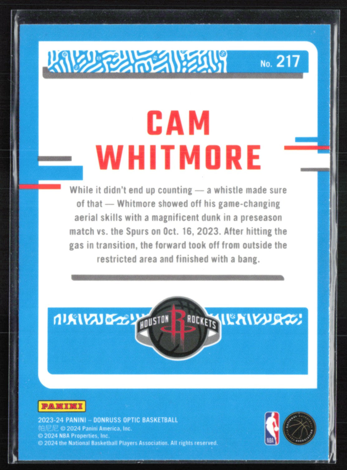 Cam Whitmore RC