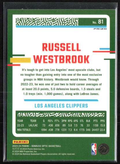 Russell Westbrook Purple Holo