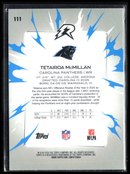 Tetairoa McMillan RC
