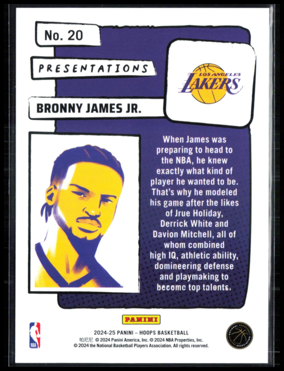 Bronny James Jr. 2024 Hoops Presentations SSP