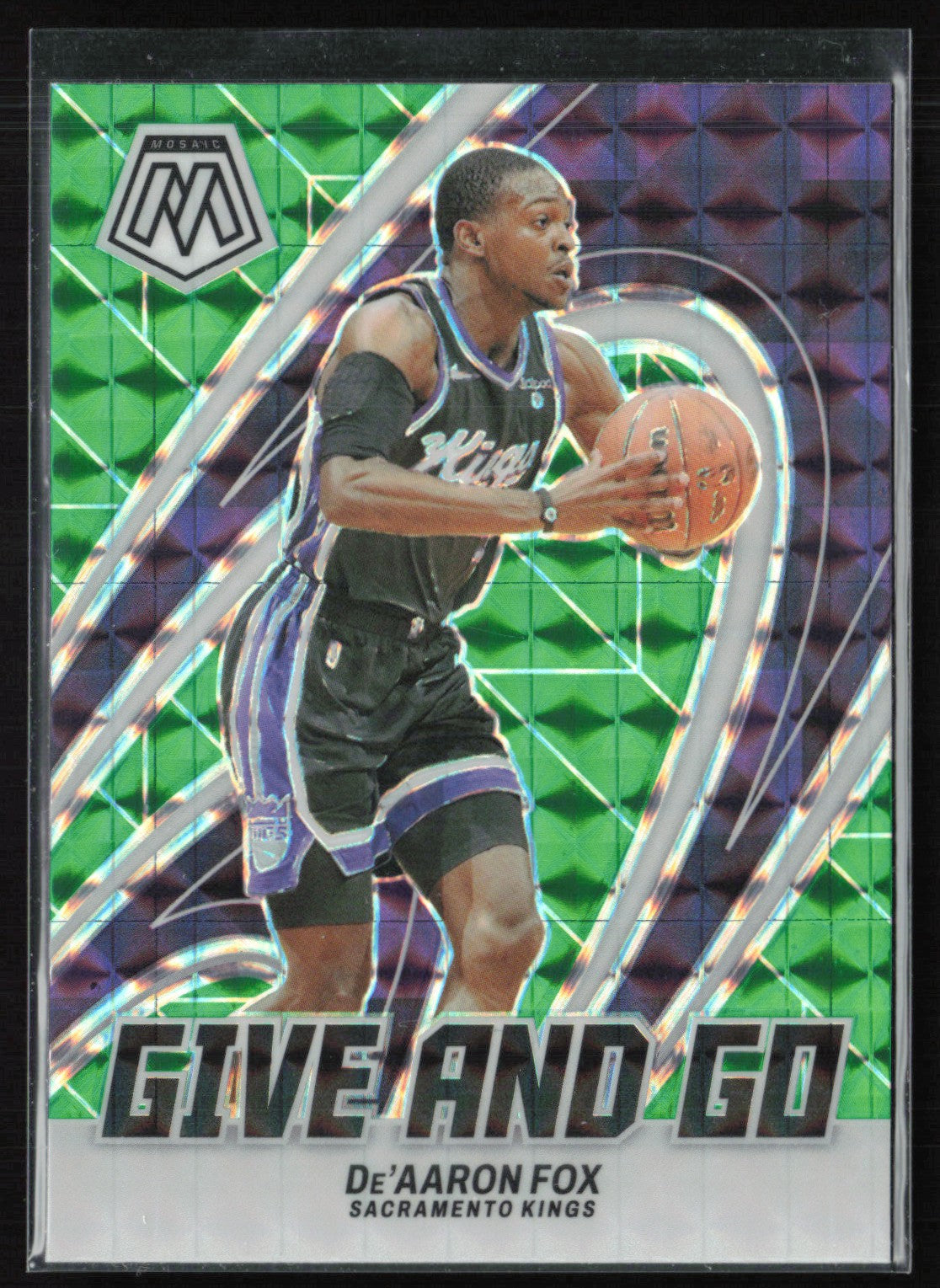 De'Aaron Fox Green Mosaic