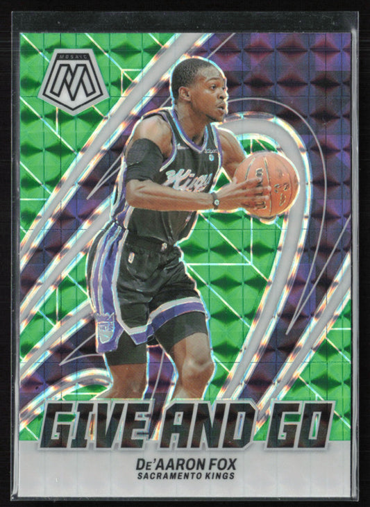 De'Aaron Fox Green Mosaic