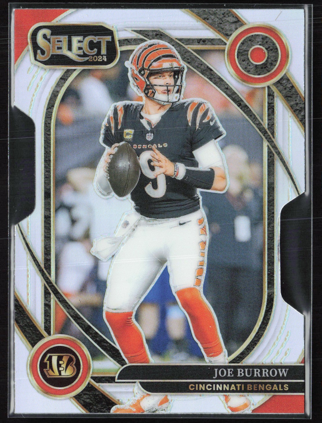 Joe Burrow Silver DIe-Cut Club Level