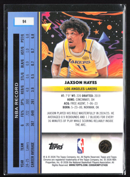 Jaxson Hayes Scope
