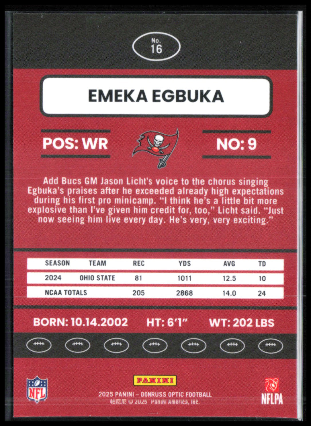 Emeka Egbuka RC Retro