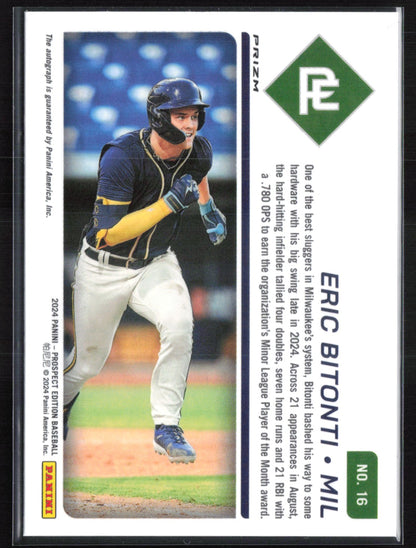 Eric Bitonti Prospect Ticket Auto Green