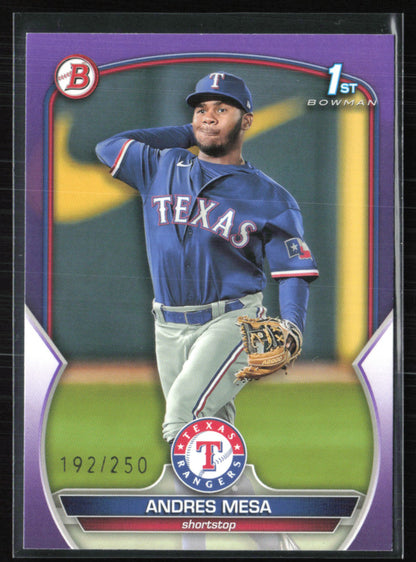 Andres Mesa 1st Bowman Purple /250