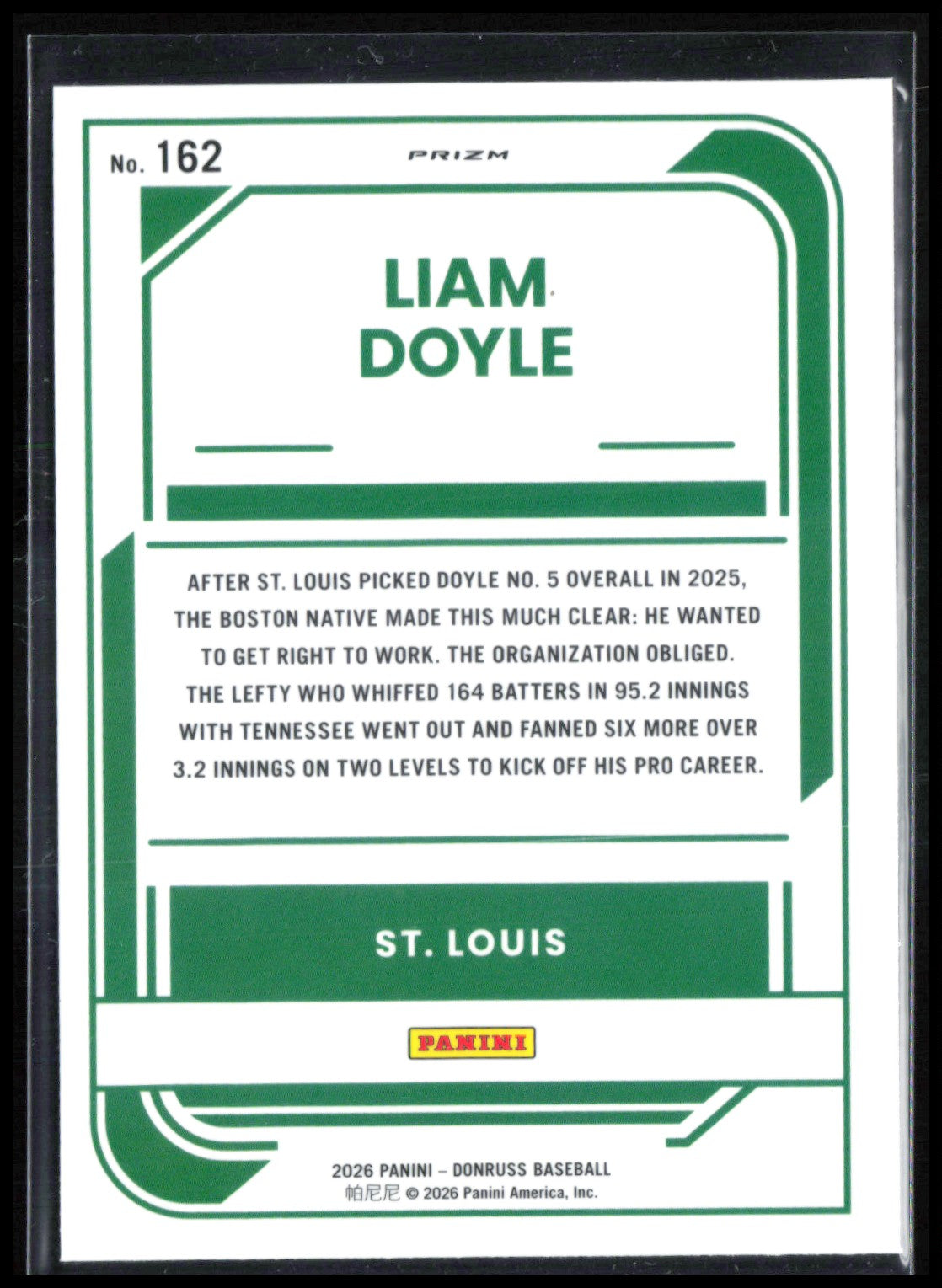 Liam Doyle Prospect Blue Velocity