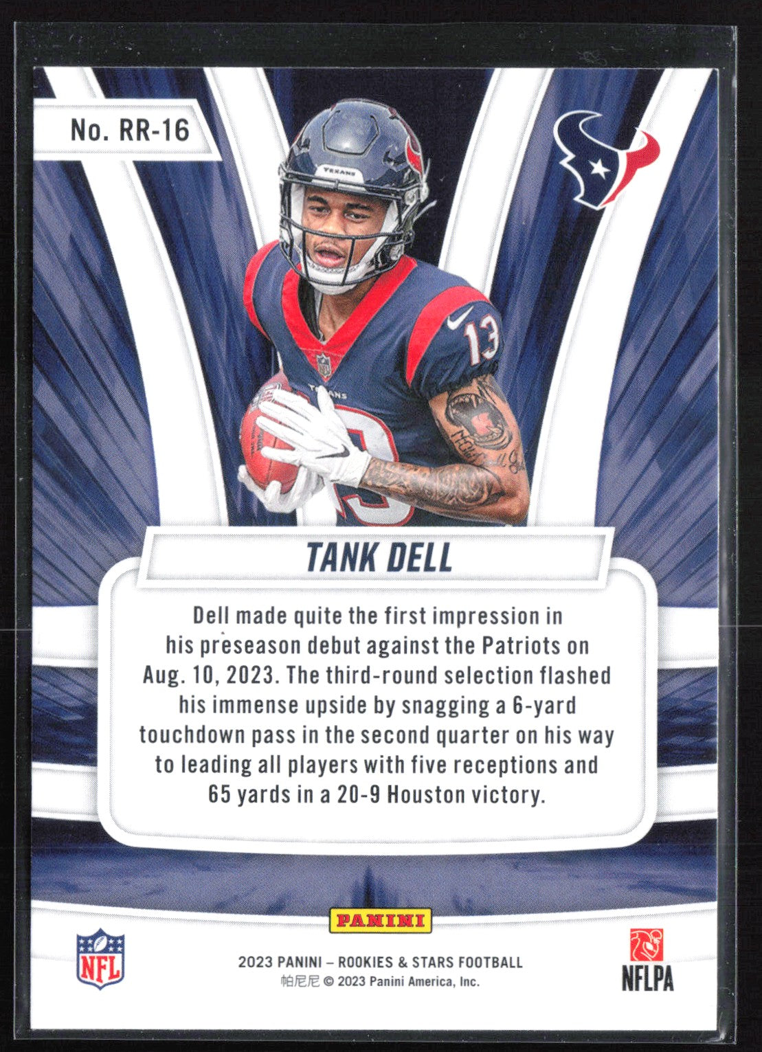 Tank Dell RC Rookie Rush