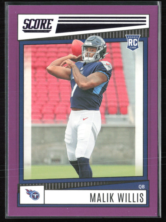 Malik Willis RC Purple