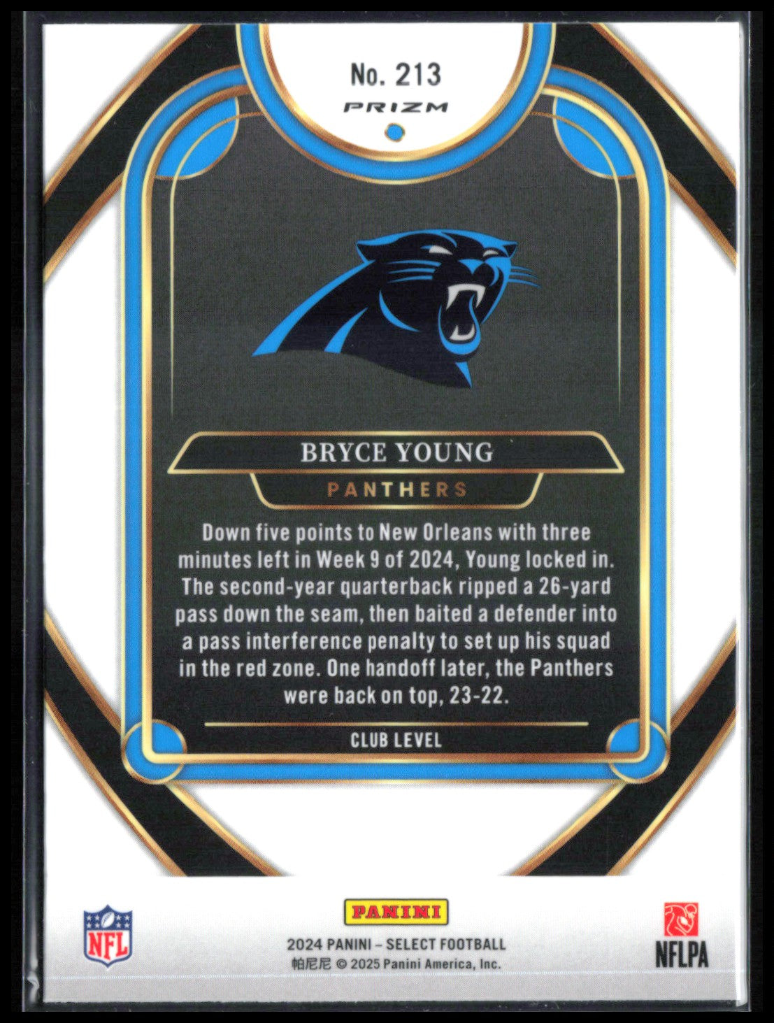 Bryce Young Green Black Shock Club Level