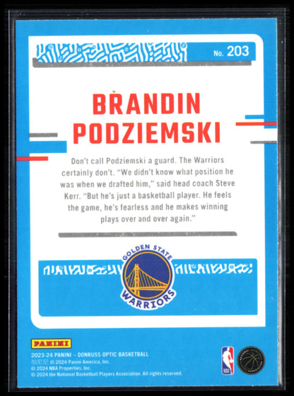 Brandin Podziemski RC