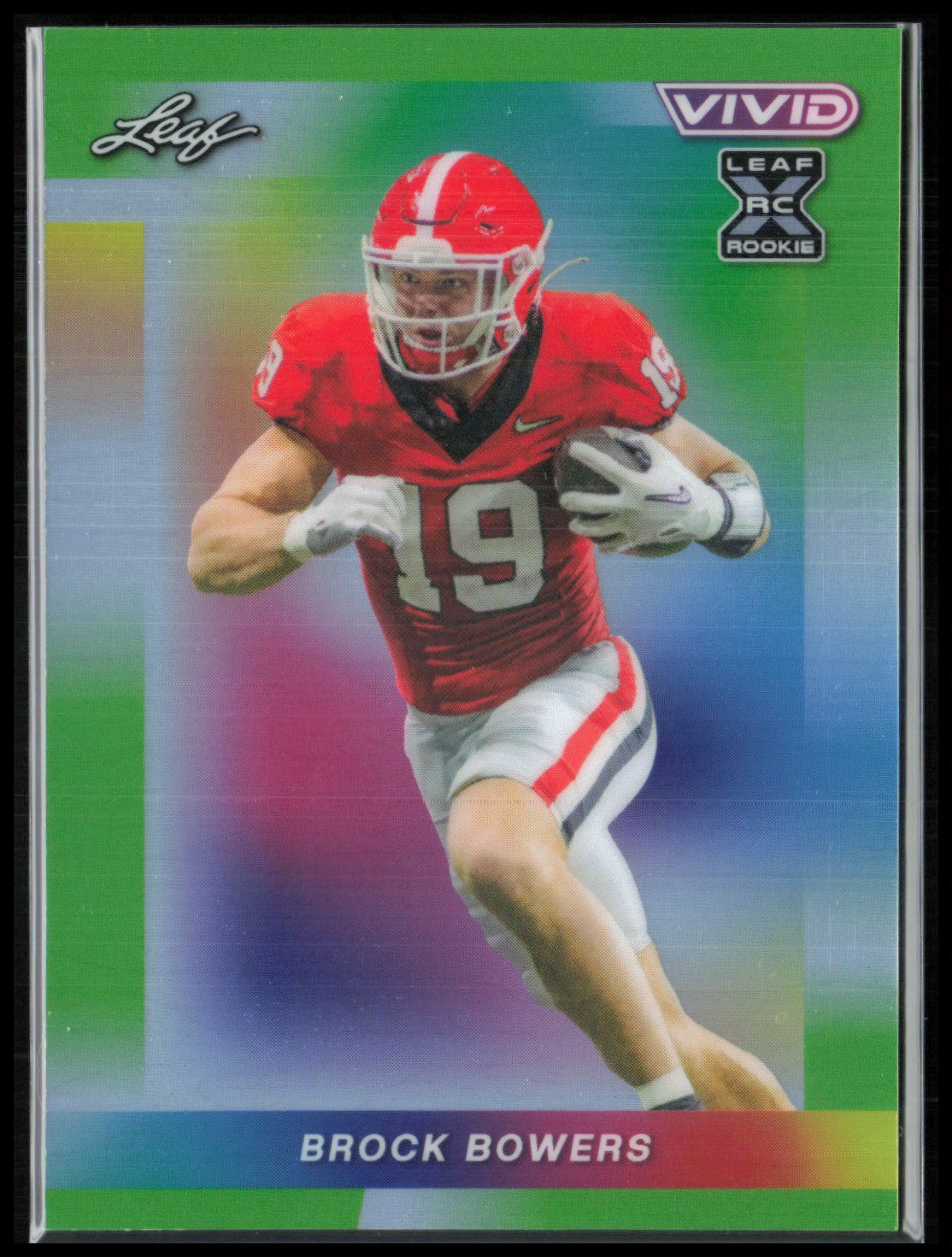 Brock Bowers RC /4 2024 Leaf Vivid