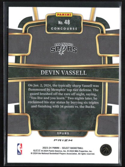 Devin Vassell Blue ice