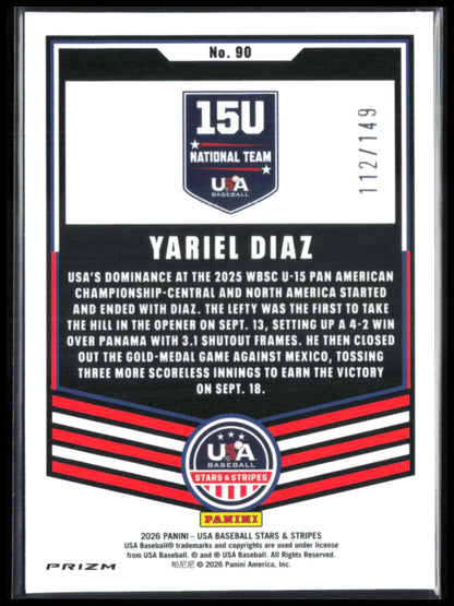 Yariel Diaz Blue Disco /149