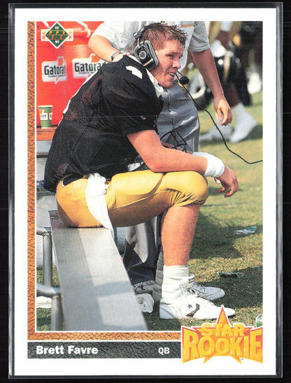 Brett Favre RC Star Rookie 1991 UD