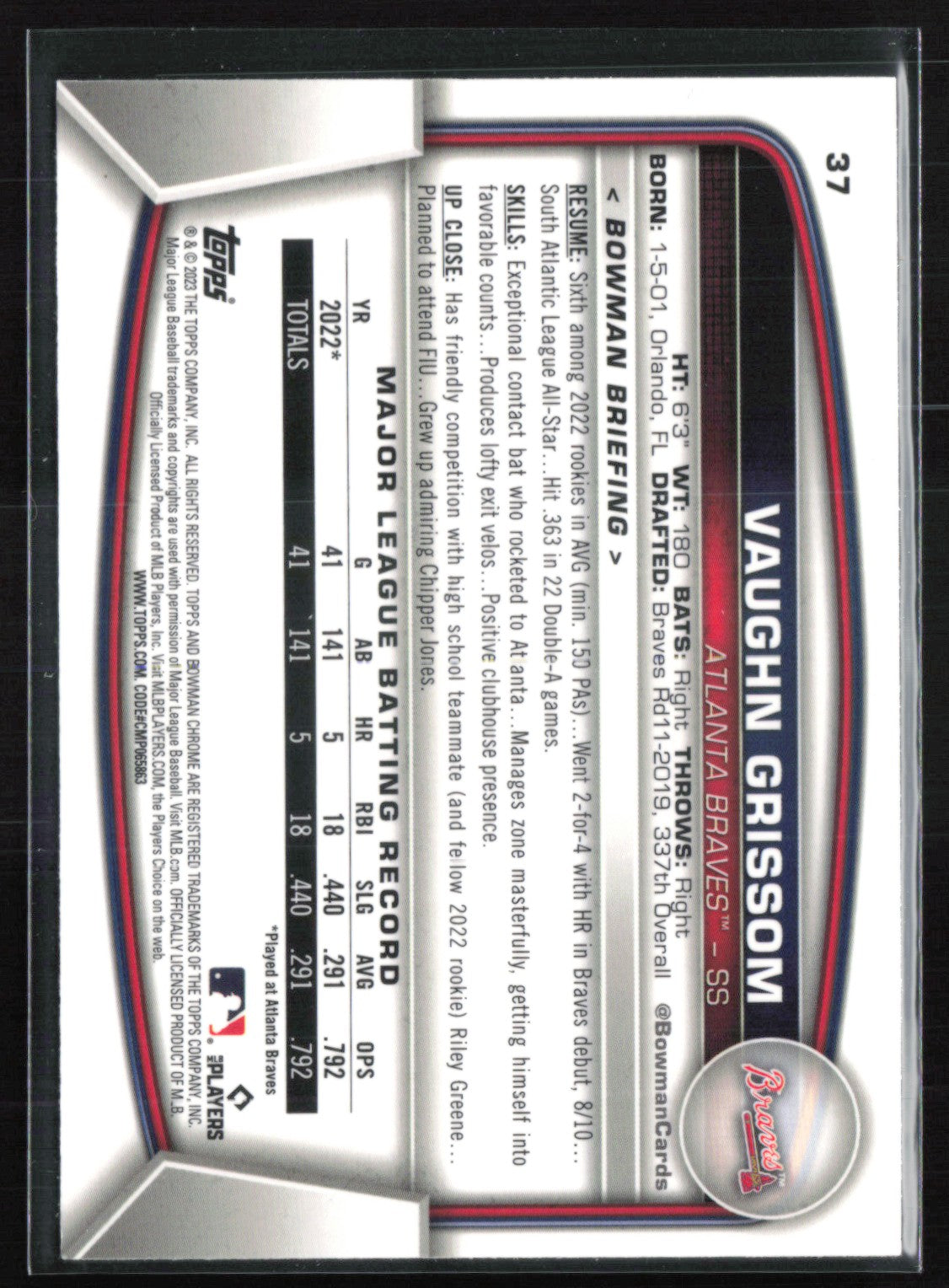 Vaughn Grissom RC
