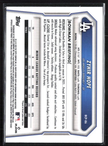Zyhir Hope Prospects Mini Diamond
