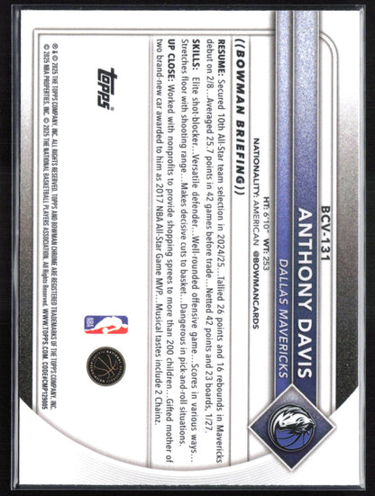 Anthony Davis Mojo