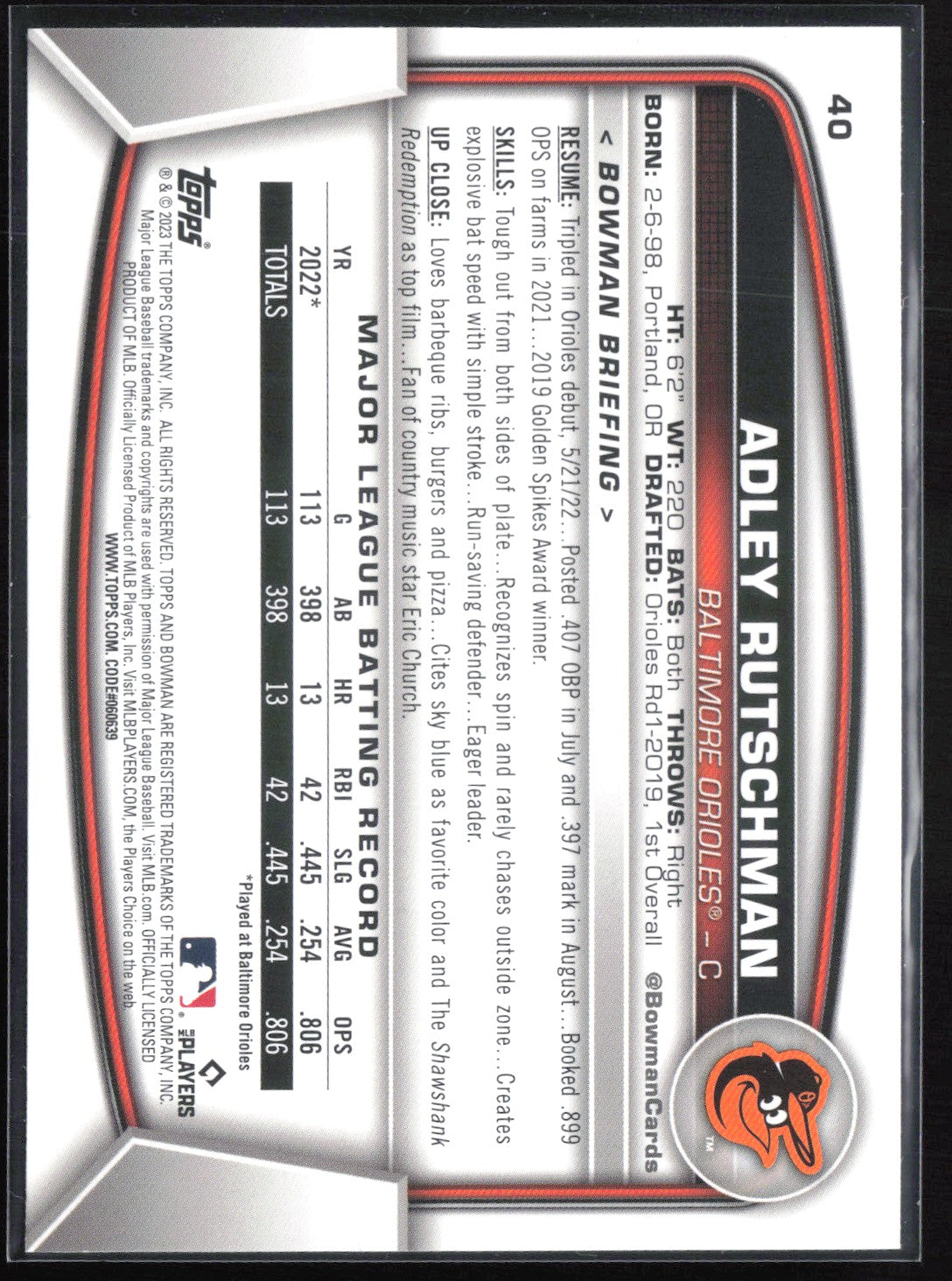 Adley Rutschman RC