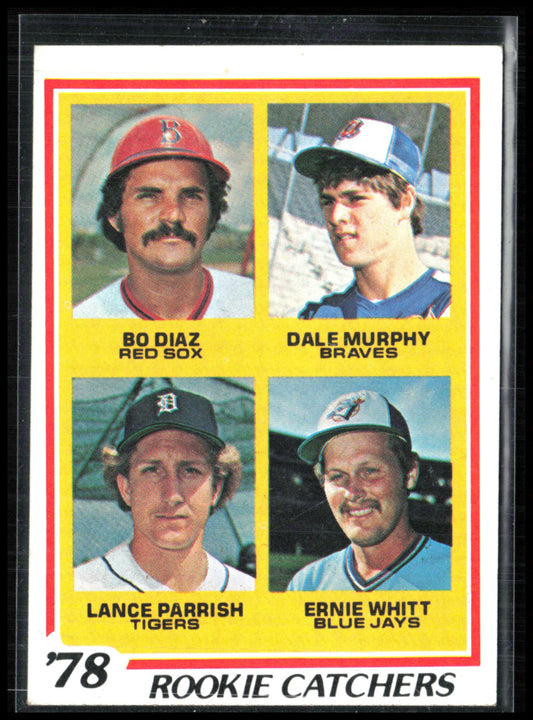 Rookie Catchers - Bo Diaz/Dale Murphy/Lance Parrish/Ernie Whitt
