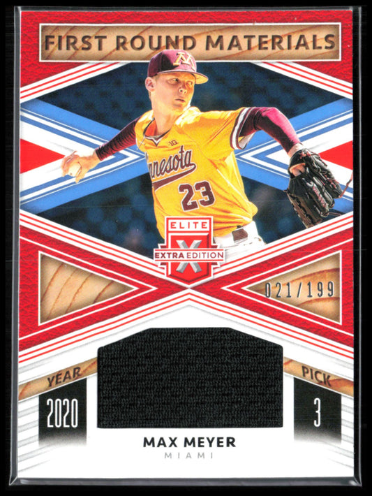 Max Meyer Jumbo Player-Worn Relic /199