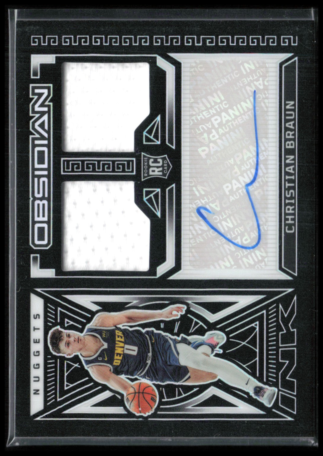 Christian Braun RC Dual Relic Auto 2022-23 Obsidian /99