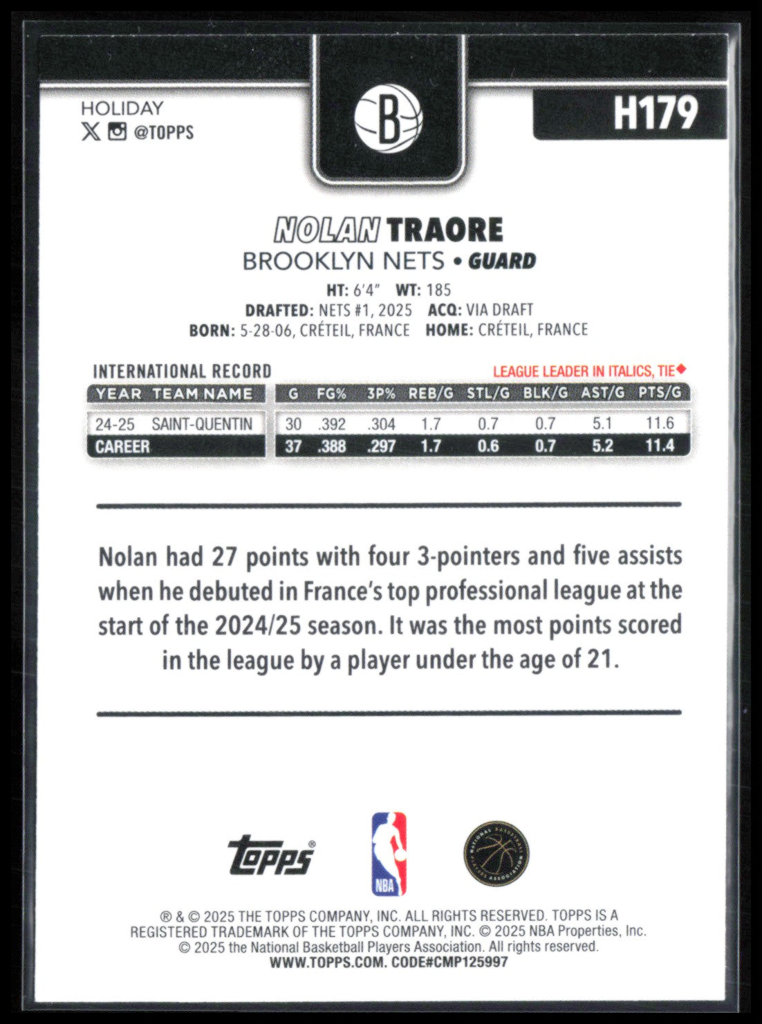 Nolan Traore RC Silver