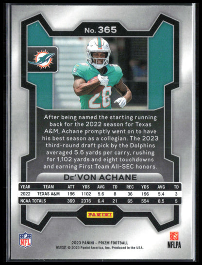 De'Von Achane RC