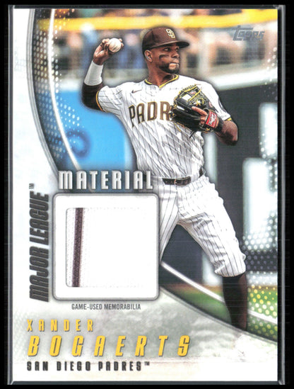 Xander Bogaerts Game-Used Mem