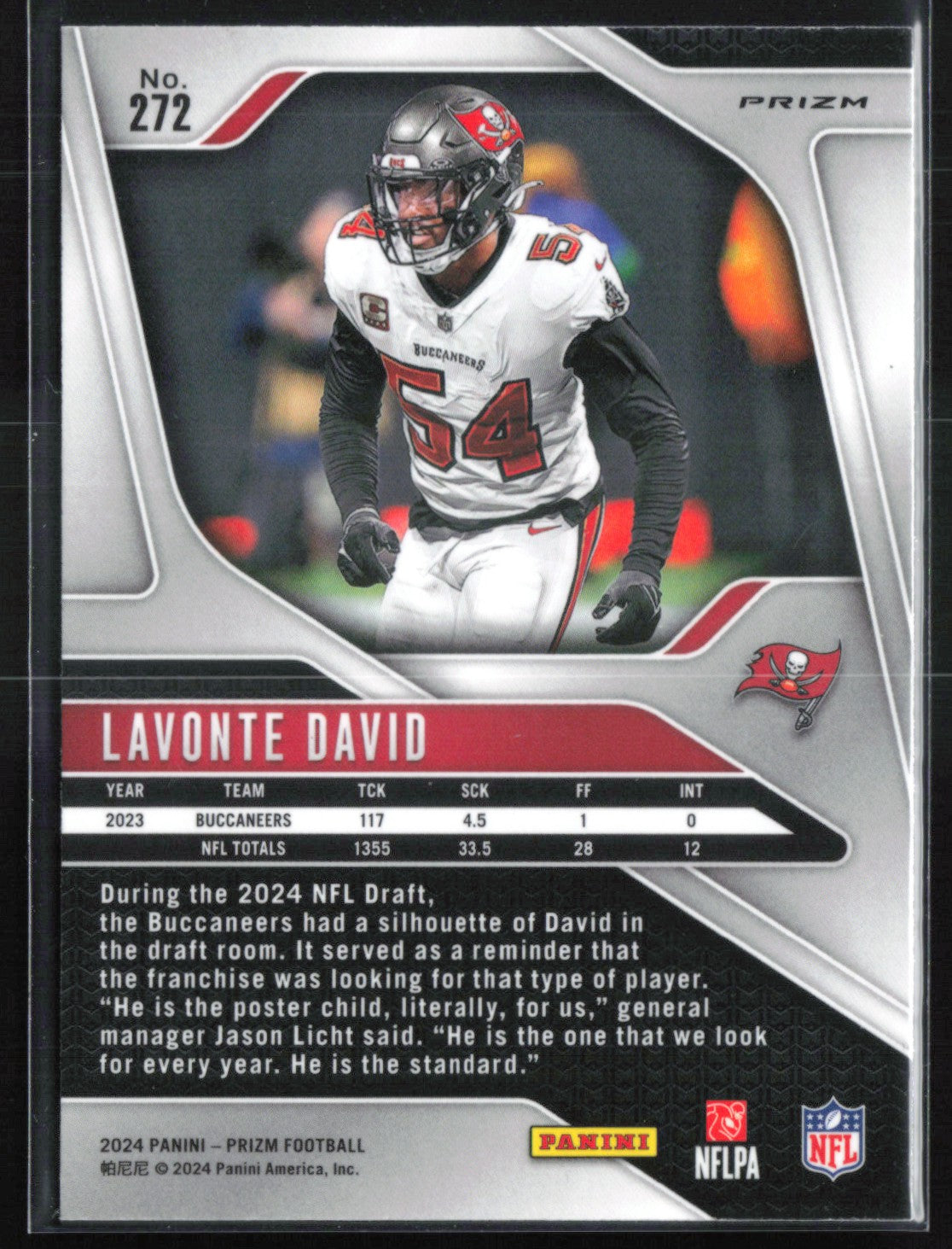 Lavonte David B&W Checkerboard