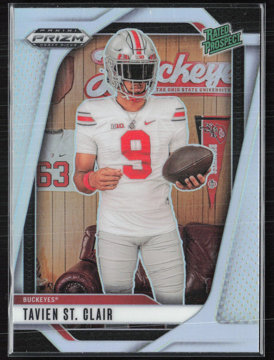 Tavien St. Clair Rated Prospect Silver Prizm