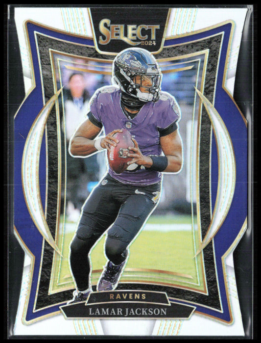 Lamar Jackson Silver Die-Cut