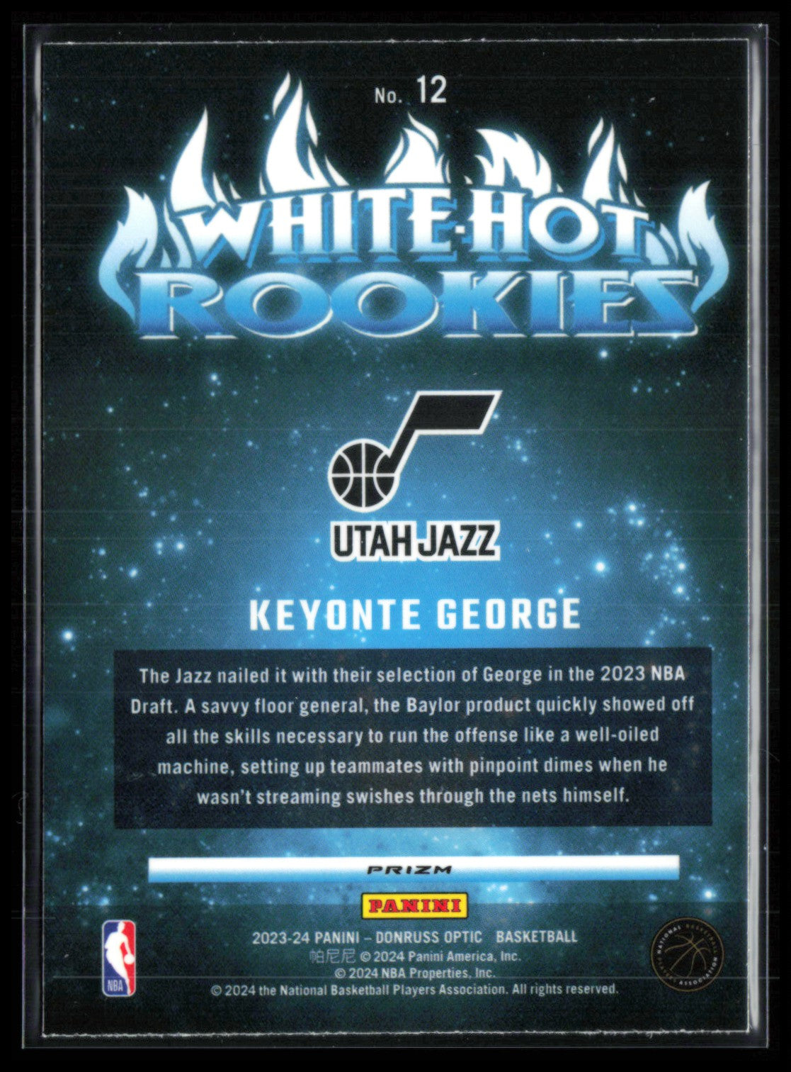 Keyonte George RC Purple