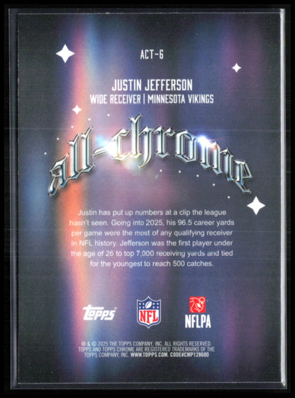 Justin Jefferson All-Chrome