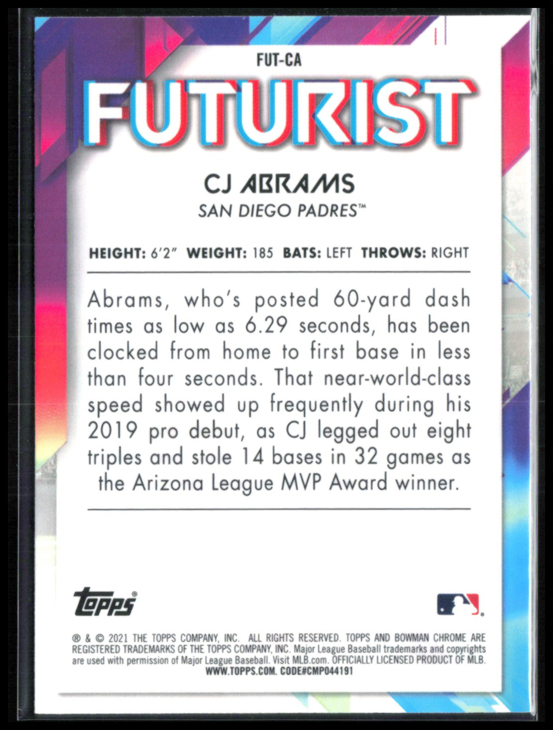 CJ Abrams Futurist