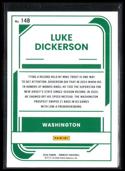 Luke Dickerson Rated Prospect Red Blue