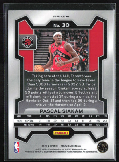 Pascal Siakam Orange Ice