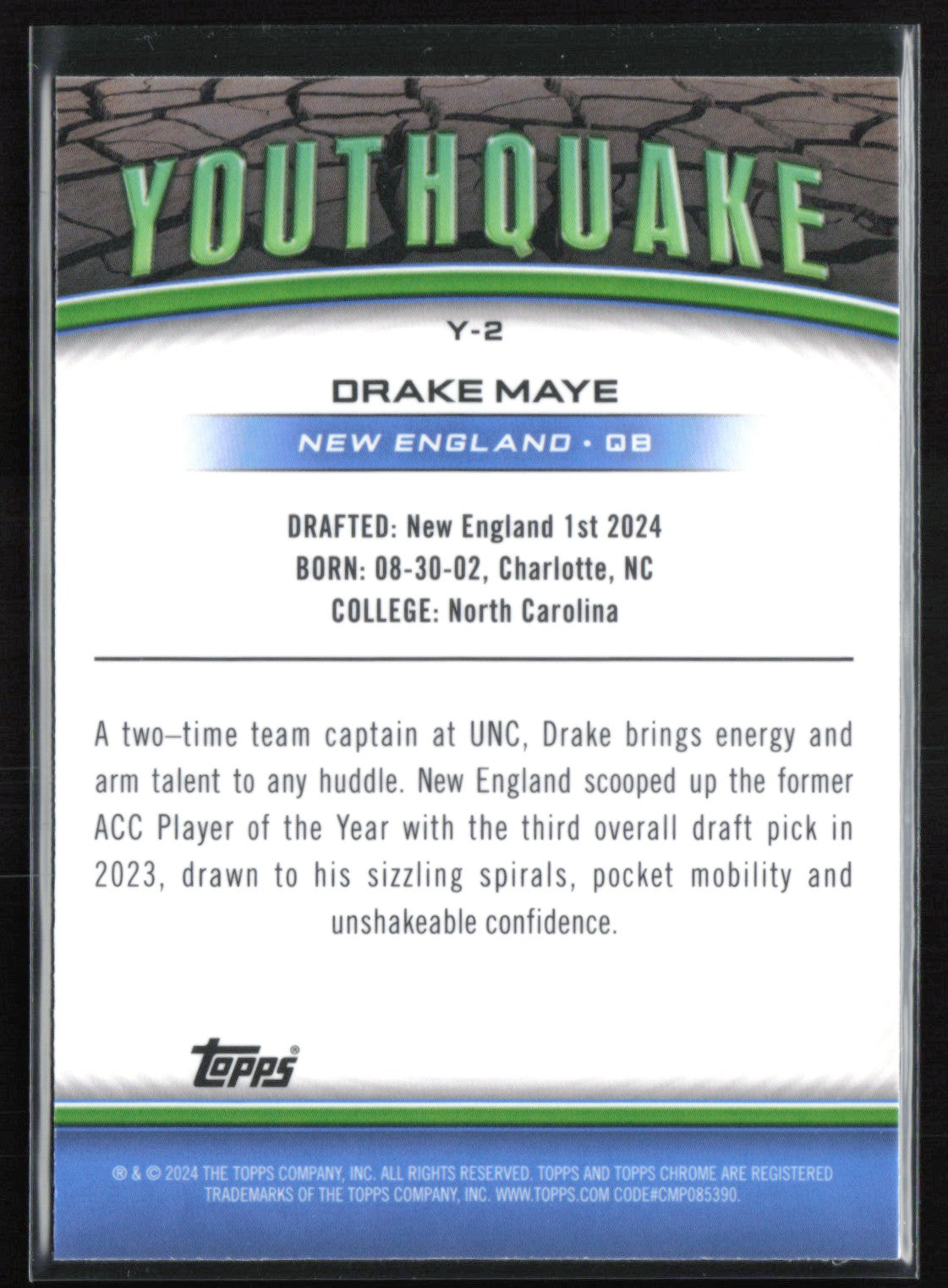 Drake Maye RC Youthquake
