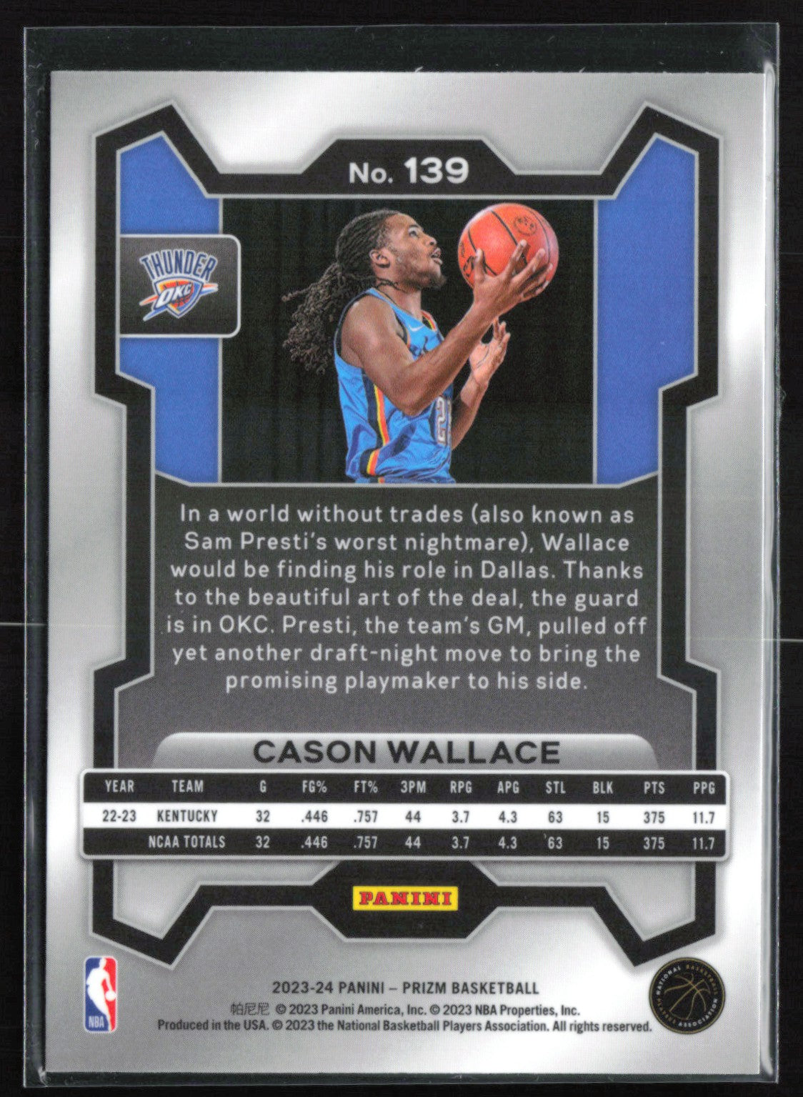 Cason Wallace RC