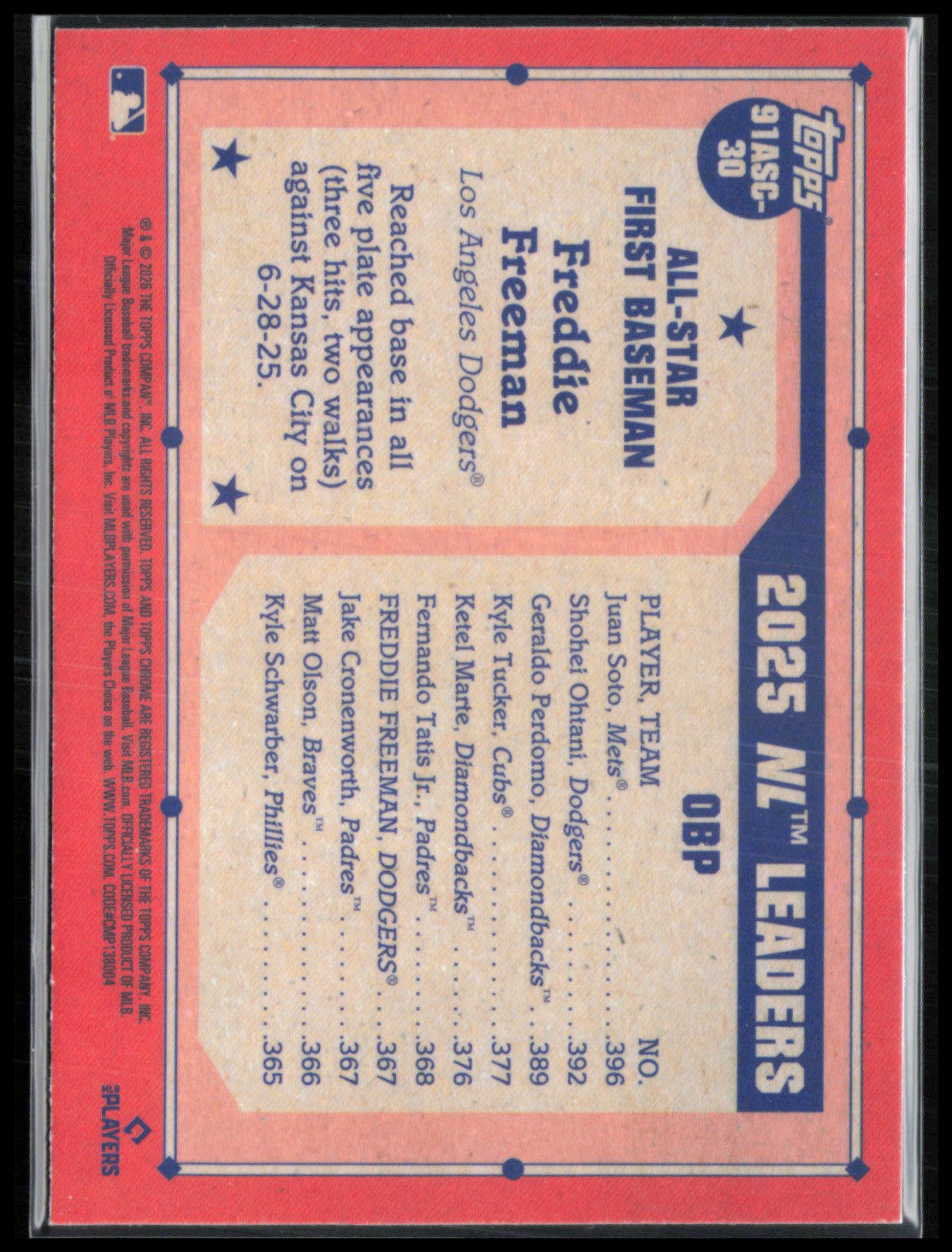 Freddie Freeman Mojo