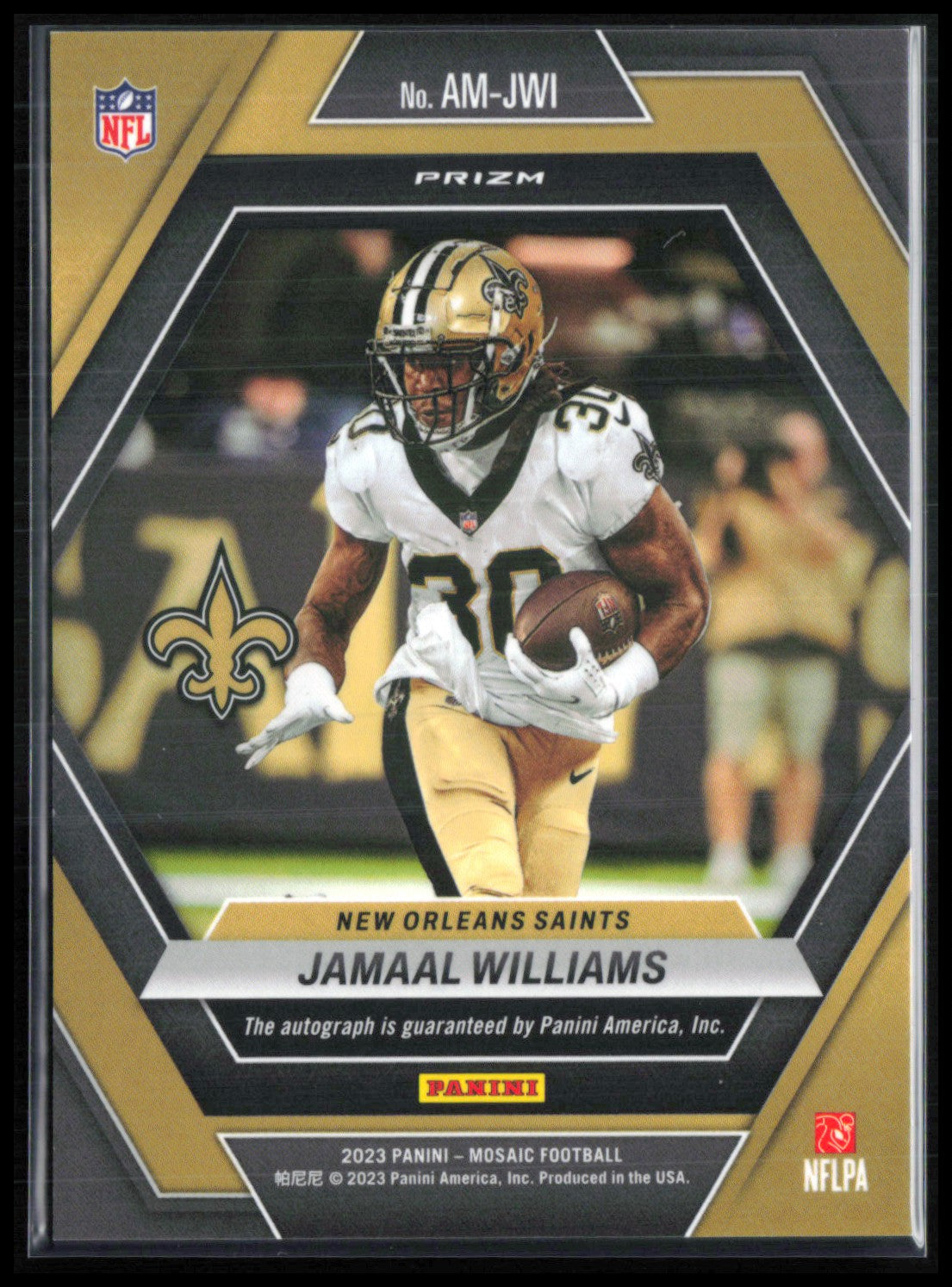 Jamaal Williams Auto 2023 Mosaic