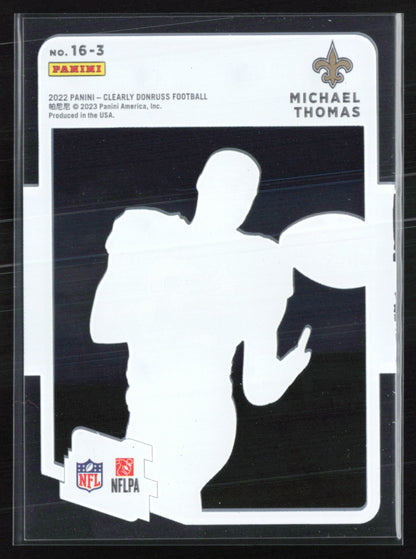 Michael Thomas Rated Rookie Retro 2022 Clearly Donruss