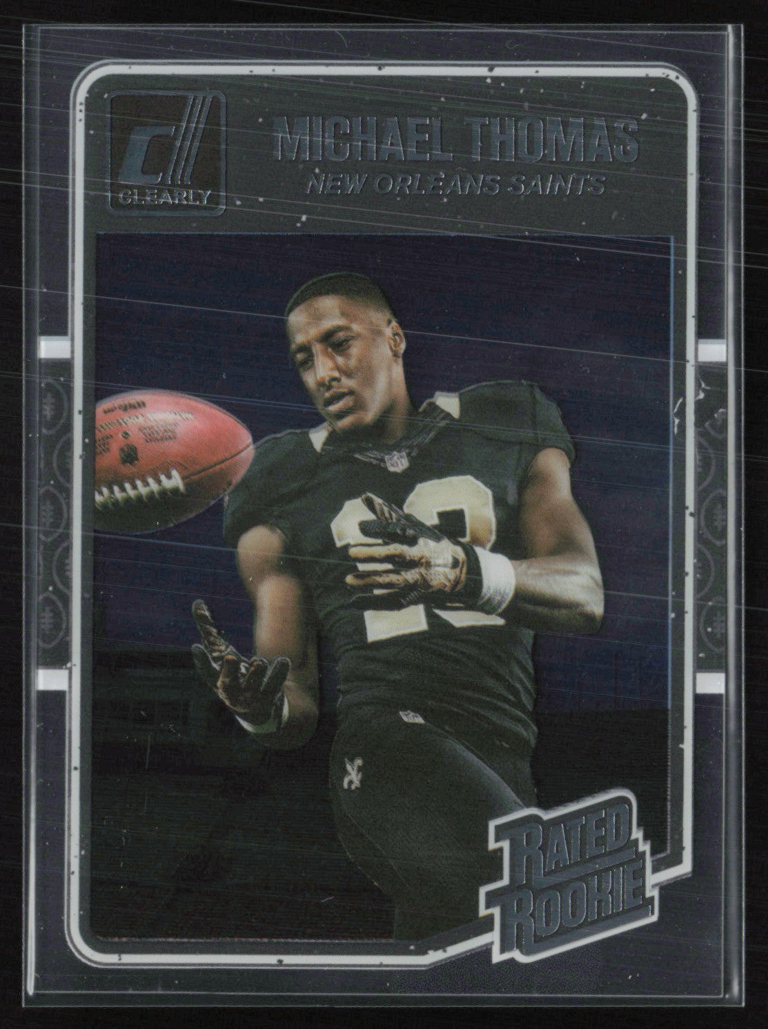 Michael Thomas Rated Rookie Retro 2022 Clearly Donruss