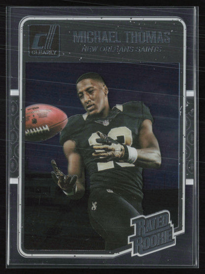 Michael Thomas Rated Rookie Retro 2022 Clearly Donruss