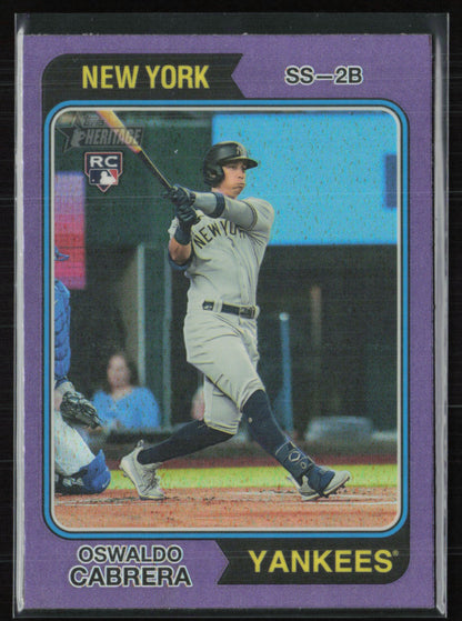 Oswaldo Cabrera RC Purple