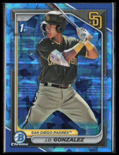J.D. Gonzalez 1st Bowman Sapphire